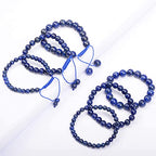 AD Beads Natural Gemstone Round Loose Beads 15" for Bracelet Necklace Earrings Jwelery Making Crafts DIY (4mm, Blue Lapis) - color: Blue Lapis, size: 4mm
