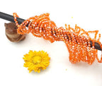 3mm4mm 1100pcs 800pcs Bicone Beads Crystal Glass Faceted Beads for Necklace Bracelet Earrings DIY Jewelry Crafts Making Project (3mm Reddish OrangeAB) - color: 3mm Reddish OrangeAB
