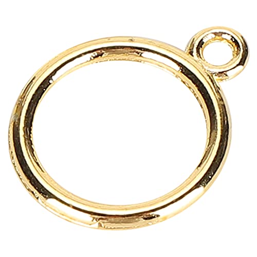 100 Pack Jewelry Clasp, Gold Bracelet Clasps Sets Alloy Toggle Jewelry Clasp Sets DIY Crafts Making Supplies Easy to Operate Toggle Connectors for Bracelet Jewelry Making