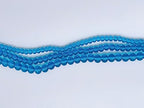 Glass Beads 8mm 100pcs Round Smooth Loose Beads for Bracelet Necklace Jewelry Making Craft DIY （8mm, 50804 Lake Blue） - color: Lake Blue, size: 8mm