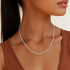 1.5mm 2mm Rope Chain 925 Sterling Silver Chain Necklace for Women, Sturdy Durable Women's Chains Necklace, 16 18 20 22 24 26 Inch - color: 1.5mm Silver, size: 16 Inches (Women's Choker Length)