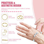 500 Pcs Double Open Jump Rings Kit, Zinc Alloy Mini Round Split Craft Jump Keychains Key Ring with Double Loops Connectors for Jewelry Making, Bracelets, Necklace, DIY (5, 6, 8, 10, 12mm) - color: Gold