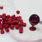 250Pcs Red Mix Sealing Wax Beads for Wax Seal Stamp, WaxSeal Beads Set with 50 Each of 5 Colors Perfect for Gift Sealing (250, Red Mix) - color: Red Mix