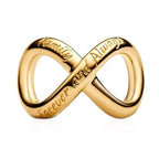 Mothers Day Birthday Number Love Family Friendship Graduation Auntie Grandma Dad Mom Charms for Pandora Bracelets Necklaces, Gifts Women, for Anniversary Valentines Christmas - style: Family Forever Always 14K Gold Plated