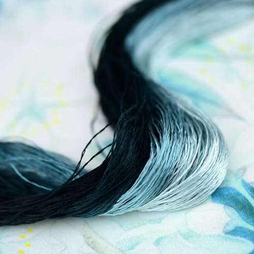 Mulberry Silk Floss Embroidery Thread Floss-Cross Stitch Threads China Silk Woven Jewelry Threads DIY Sewing Kits (49) - color: 49