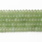 Songxi 5x8mm Natural Green Aventurine Stone Rondelle Beads, 75PCS Spacer Round Loose Abacus Beads for Jewelry Making, for Bracelet Necklace Earrings, Arts and Crafts - color: Green Aventurine