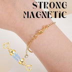 Double Magnetic Necklace Clasp, 12PCS Strong Magnetic Clasps for Necklaces, Gold and Silver Magnetic Necklace Clasps and Closures, Magnetic Jewelry Clasps for Necklaces Bracelet Anklet Jewelry Making