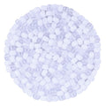 Plastic Pony Beads for Jewelry Making, 1200 Pieces, Multi-Color, 0.35 x 0.22 inch, DIY Craft Beads for Bracelets and Hair Braids (White) - color: White