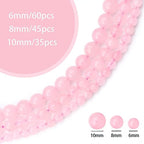 35pcs 10mm Natural Rose Quartz Gemstone Beads Energy Healing Crystal Round Loose Stone Beads for Jewelry Making, DIY Bracelets Necklaces - color: Rose Quartz, size: 10mm