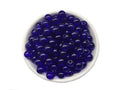 Glass Beads 6mm 140pcs Round Smooth Loose Beads for Bracelet Necklace Jewelry Making Craft DIY（6mm, 50605 Dark Blue） - color: Dark Blue, size: 6mm