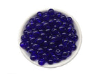 Glass Beads 6mm 140pcs Round Smooth Loose Beads for Bracelet Necklace Jewelry Making Craft DIY（6mm, 50605 Dark Blue） - color: Dark Blue, size: 6mm