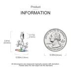 MULA 925 Sterling Silver Charms for Bracelets and Necklaces Lipstick and Bag Dangle Pendants Tower Camera Beads Jewelry Charms for Women - color: Couple Seesaw