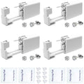 4 Pack Ear Piercing Gun Kit, Disposable Ear Piercing Gun with Silver Earring Studs Safety Ear Piercing Gun Kit Tool - size: 5mm