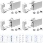 4 Pack Ear Piercing Gun Kit, Disposable Ear Piercing Gun with Silver Earring Studs Safety Ear Piercing Gun Kit Tool - size: 5mm