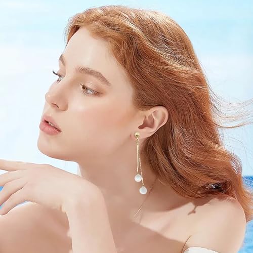 14K Gold Plated Ball Earring Posts Hypoallergenic Earring Studs Ball Ear Pin with 925 Sterling Silver Post for DIY Jewelry Making Findings - color: A Style-14K Gold Dull Polish Ball