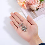 200PCS 1-5mm Hole Spacer Beads Tibetan Antique Silver Rondelle Spacers Bead, Assorted Styles Metal Filigree Loose Ball Bead Charms Kits for Bracelets Jewelry Making