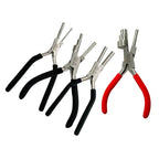Bail Making Pliers with PVC Grip Handle | for Making S-Hooks, Ear Loops, Jump Loops, Bail, and More - German Stainless Steel (Set of 4 - (J2+J3+J4+J4A)) - size: Set of 4 - (J2+J3+J4+J4A)