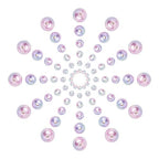 Ipotkitt 665Pcs/box Round Rainbow ABS Plastic Imitation Pearl Beads Gradient Mermaid Pearl Beads for DIY Jewelry Making Accessories - 3x2.5mm - color: 665pcs - Sky Blue Round