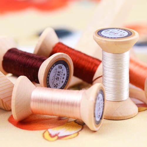 Natural 100% Mulberry Handmade Embroidery Silk Thread Silk Floss (30) - color: 30
