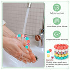 100 Pcs 15mm Silicone Beads for Keychain Making, Pink Gream Silicone Beads Bulk Round for Bracelets Pens Crafts Jewelry Making (Rainbow) - color: Rainbow