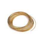Beadalon Gold Plated Memory Wire Bracelet (.50 Ounces Per Package) - Approximately 30 Loops