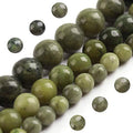 Natural Stone Beads 8mm Green Jade Polished Round Smooth Gemstone Beads for Jewelry Making Adults 15 Inch(Green Jade,8mm) - color: Green Jade, size: 8mm