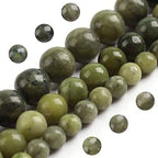 Natural Stone Beads 10mm Green Jade Polished Round Smooth Gemstone Beads for Jewelry Making Adults 15 Inch(Green Jade,10mm) - color: Green Jade, size: 10mm