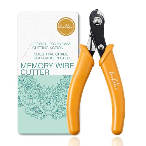 Beaditive Memory Wire Cutter | Jewelry Making, Beading, Crafting | High-Carbon Steel | 5-Inch (Honeycomb) - color: Honeycomb
