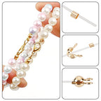 Beebeecraft 1 Box 1000Pcs Crimp Tube Beads 18K Gold Plated Crimping Tube Spacers Cord End Caps 2mm Loose Tiny Stopper Beads for Earring Necklace