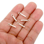 PATIKIL Letter Charm, 50pcs Alphabet Initial Pendant Charm Bulk DIY for Jewelry Making Bracelets Earrings Necklace - style: I
