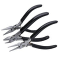 The Beadsmith Precision Series Pliers Set – 3-Piece Kit: Chain Nose, Round Nose and Flush Cutter with Tungsten Carbide Blades – Make Bracelets, Necklaces & Earrings – Tools for Jewelry Making - style: Precision Set