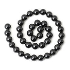 35PCS 10mm Black Smooth Polish Onyx Agate Gemstone Round Loose Beads for Jewelry Making 1 Strand 15" - color: Black Onyx, size: 10mm 35pcs