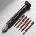 5-in-1 Multifunctional Small Screwdriver, Precision Set with 5 Micro Bits, Mini Repair Magnetic Screwdriver Kit for Eyeglass Sunglasses Electronics Cellphone Jewelry, Black - color: Black