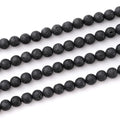 6mm 60pcs DIY Natural Lava Stone Beads Round Healing Crystal Gemstone Loose Beads for Jewelry Making Handmade Bracelet Necklace - color: Lava, size: 6mm