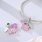 LAZA Charms for Bracelets 925 Sterling Silver Butterfly Summer Travel Ocean Lucky Charm Beads Pendant Jewelry for Women Mom - color: Loving girl hugs cat