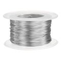HARFINGTON 20 Gauge Aluminum Craft Wire 0.8mm 98.5ft Flexible Bendable Anodized Metal Jewelry Sculpting Wire for Jewelry Making Modelling Craft DIY, Silver Tone - color: Silver Tone, size: 30M x 0.8mm