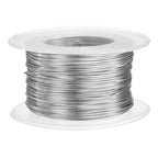 HARFINGTON 20 Gauge Aluminum Craft Wire 0.8mm 98.5ft Flexible Bendable Anodized Metal Jewelry Sculpting Wire for Jewelry Making Modelling Craft DIY, Silver Tone - color: Silver Tone, size: 30M x 0.8mm