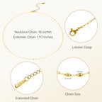12 Pack Stainless Steel Necklace Chain for Women Men Gold Lip Link Chain Adjustable Necklace Bulk - color: Gold Lip, size: 18 Inches