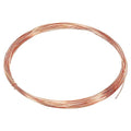 PATIKIL 16.4 Feet Solid Bare Copper Wire, 23 Gauge 99.9% Pure Copper Wire 0.6mm Soft Beading Wire Metal Plant Stem Ties for Jewelry Craft (5m) - size: 0.6mmx5m