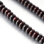 5x8mm Natural Beads Rondelle Spacer Loose Beads for Jewelry Making DIY Crafts Design Handcraft Making 1 Strand 15.5"(Blood Stone) - color: Blood Stone