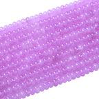 5x8mm 76pcs Lavender Amethyst Rondelle Spacer Loose Beads Abacus Disk Stone Round Loose Gemstone Beads for Jewelry Making DIY Bracelet Necklace - color: Lavender amethyst Stone, size: 5x8mm Abacus Disk