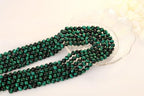 QINJIEJIE 60PCS Green Tiger Eye Beads 8mm Stone Beads Round Loose Gemstone Bead for Bracelet Beading Crystal Jewelry Making DIY Necklace Earrings 0.32" - color: Green Tiger's Eye, size: 60PCS