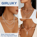 1.5mm 2mm Rope Chain 925 Sterling Silver Chain Necklace for Women, Sturdy Durable Women's Chains Necklace, 16 18 20 22 24 26 Inch - color: 1.5mm Silver, size: 18 Inches (Women's Average Length)