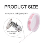 Cheriswelry 24 Gauge 0.5mm Pink Copper Craft Wire for Jewelry Making 75.46 Feet Tarnish Resistant Wire Bendable Artistic Wire for Armature Sculpting Gardening Decoration - size: 24 Gauge(0.5mm)
