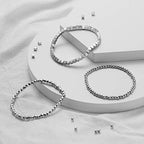 WILLBOND 1200 Pcs Round Spacer Beads for Jewelry Making 4/6/8 mm Smooth Ball Beaded Seamless Loose Ball Embellishments with Holes for Stackable Bracelet Craft(Silver) - color: Silver