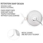 4 Jewelry Cleaner Baskets Small Parts Jewelry Cleaning Basket - Stainless Steel Basket for Ultrasonic Jewelry with Lock and Hook Ideal Small Parts Jewelry Cleaning Basket - size: 3.4+2.6Inch