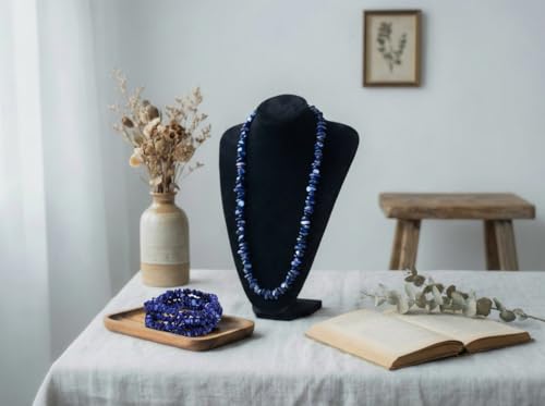Chip Shell, 260pcs 5-8mm Irregular Shell Beads with Holes, Royal Blue Shell & Lapis Lazuli Like Chip Beads for Jewelry Making - color: Blue