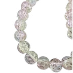DandS ltd Crackle Lampwork Glass Beads for Jewelry Making, White Quartz, Vibrant DIY Bracelets, Necklaces, Beading Supplies & Craft Kits for Handmade Jewelry, 80pcs 0.39 inch (10mm), #J270-10 - color: White Quartz