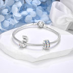 DALARAN Stopper Beads for Bracelets 925 Sterling Silver Clip Spacer Charm Bracelet Stoppers - style: 2Pcs Colorful Charm Stoppers