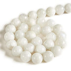 35pcs 10mm Moonstone Beads Natural Gemstone Beads Round Loose Beads for Jewelry Making - color: Moonstone, size: 10mm